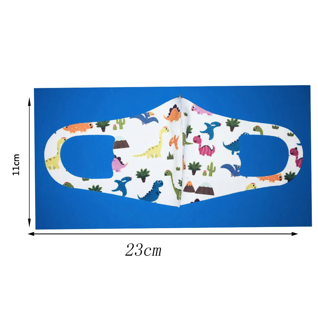 

6pcs Children Kids Boys Girls Face Maskes Cartoon Lovely Washable Maks Face Scarf Unisex Dust-proof Mouth Cover Mascarillas