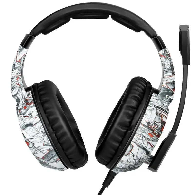 Игровой USB-стерео наушники с гарнитурой Heaset K19 RGB-подсветильник ка для PS4 ПК
