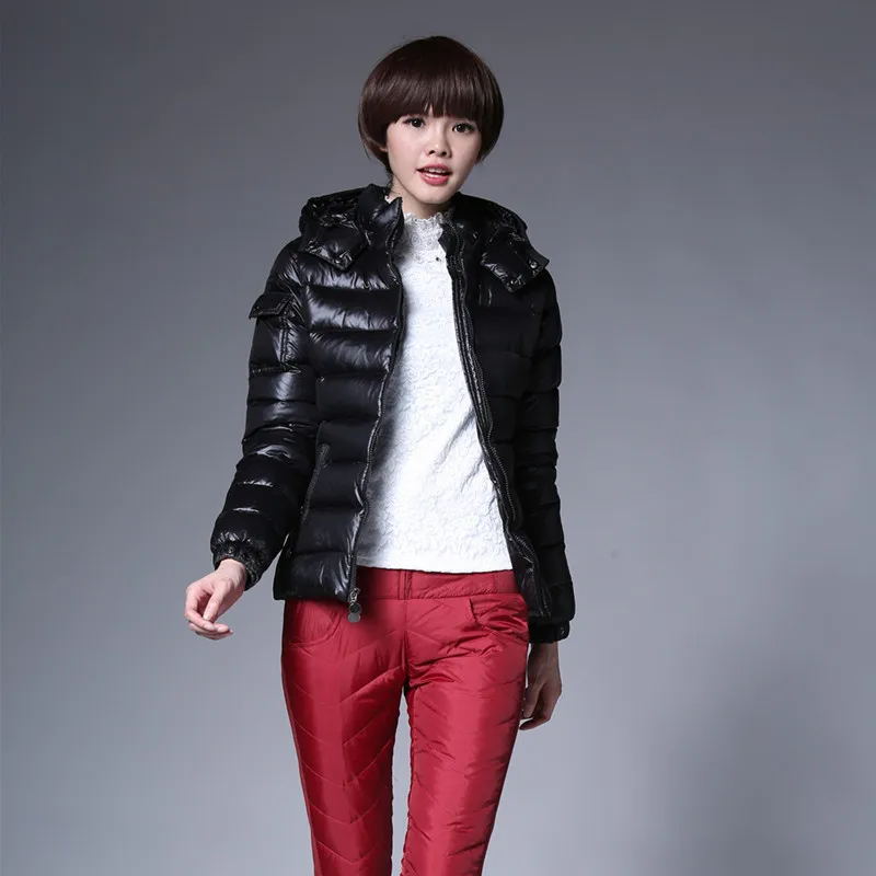 Пуховик зимний 90% белый пуховик женский корейский короткое теплое пальто женские