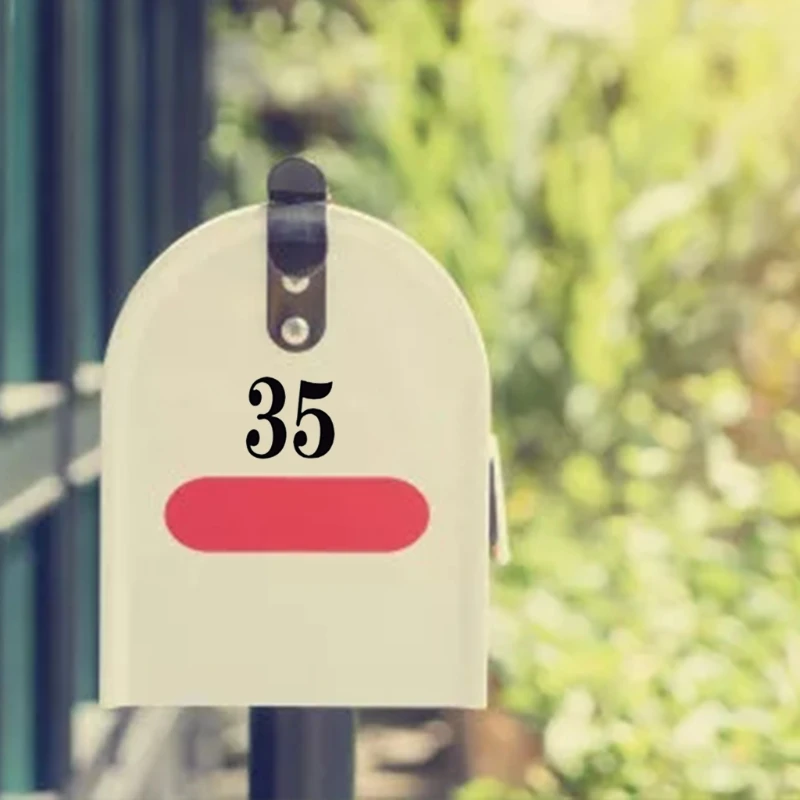 5 листов водонепроницаемые наклейки с номером почтового ящика | Дом и сад
