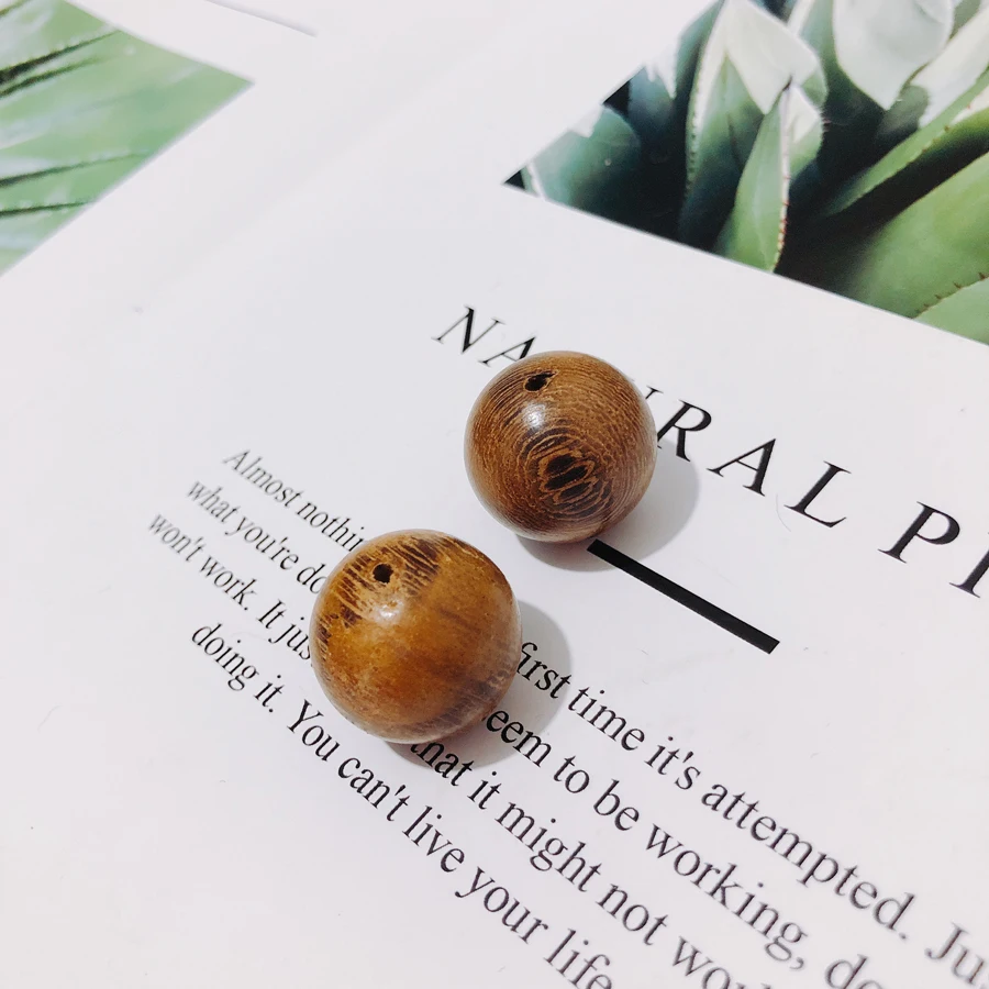 20 мм деревянные бусины diy аксессуары для изготовления ювелирных изделий ручной