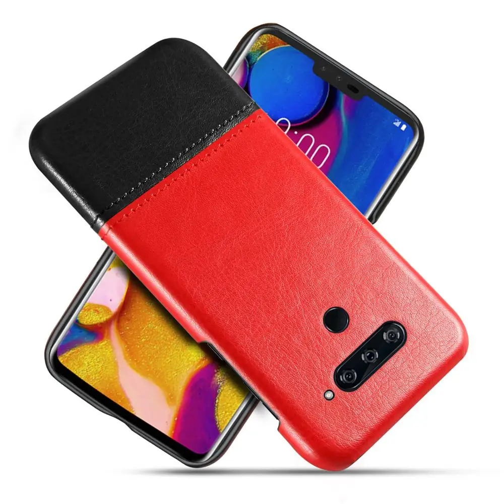 

Luxury Stitching PU Leather Slim Phone cases for LG V40 V50 V60 V50s G8s ThinQ G8X Antiskid Anti-fall Untrathin Back Cover Coque