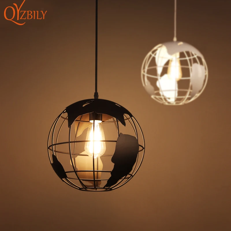 Подвесной светильник E27Industrial креативный из кованого железа в стиле индастриал