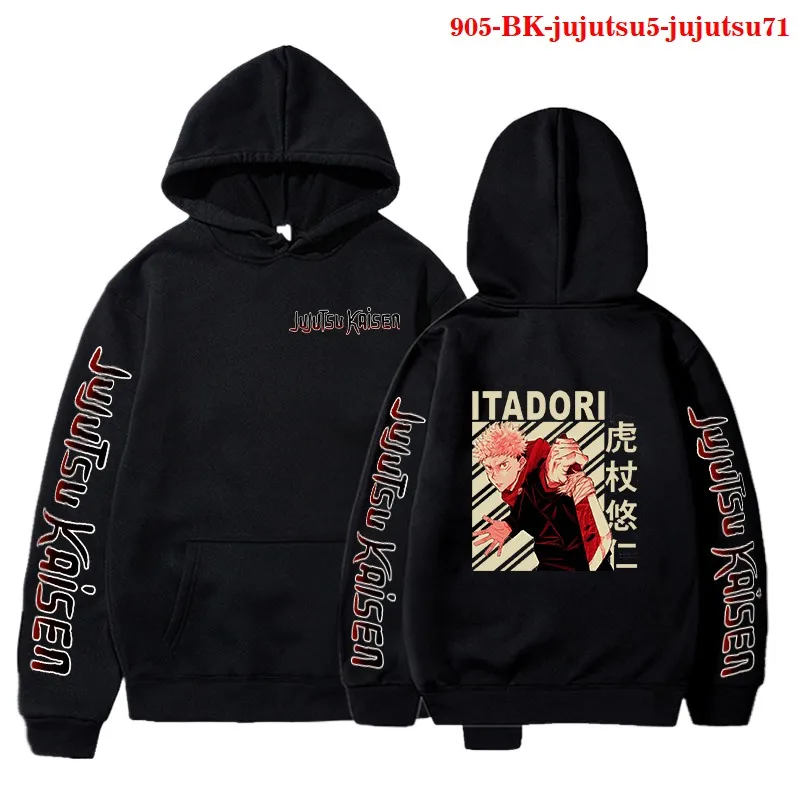 

Jujutsu Kaisen Anime Hoodies Men Boys Fashion Autumn Winter Swearshirts Casual Oversized Streetwear Japanese Jujutsu Kaisen Top