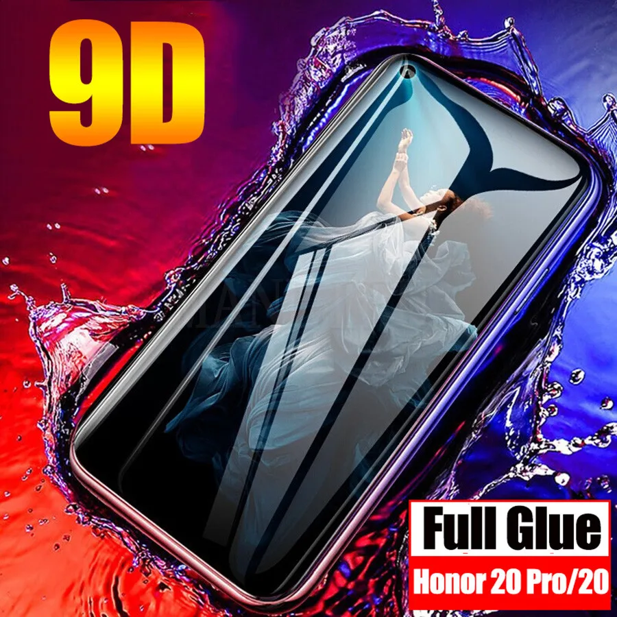 9D полное клеевое покрытие Премиум Закаленное стекло для Huawei Honor View 20 Pro 10i Защитная