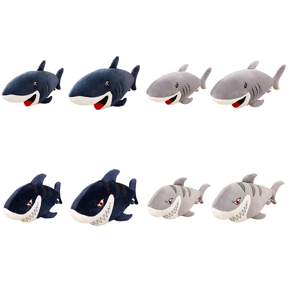 30/50 см Плюшевые игрушки акулы мягкие Животные симуляция большой пасти кукольные