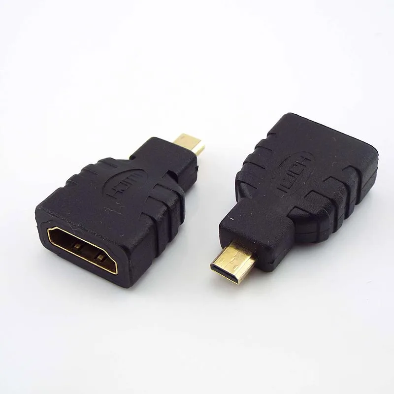 1/2/5Pcs Micro HDMI-compatible Male to Female Adapter Type D A HD Connector Converter for Xbox 360 PS3 HDTV L19 | Электроника