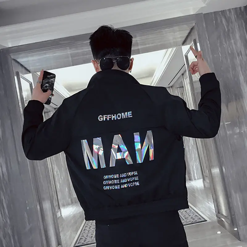 

2021 New Spring and Autumn Men's Youth Student Trend Handsome Work Jacket Men's Jacket Fashion Men's