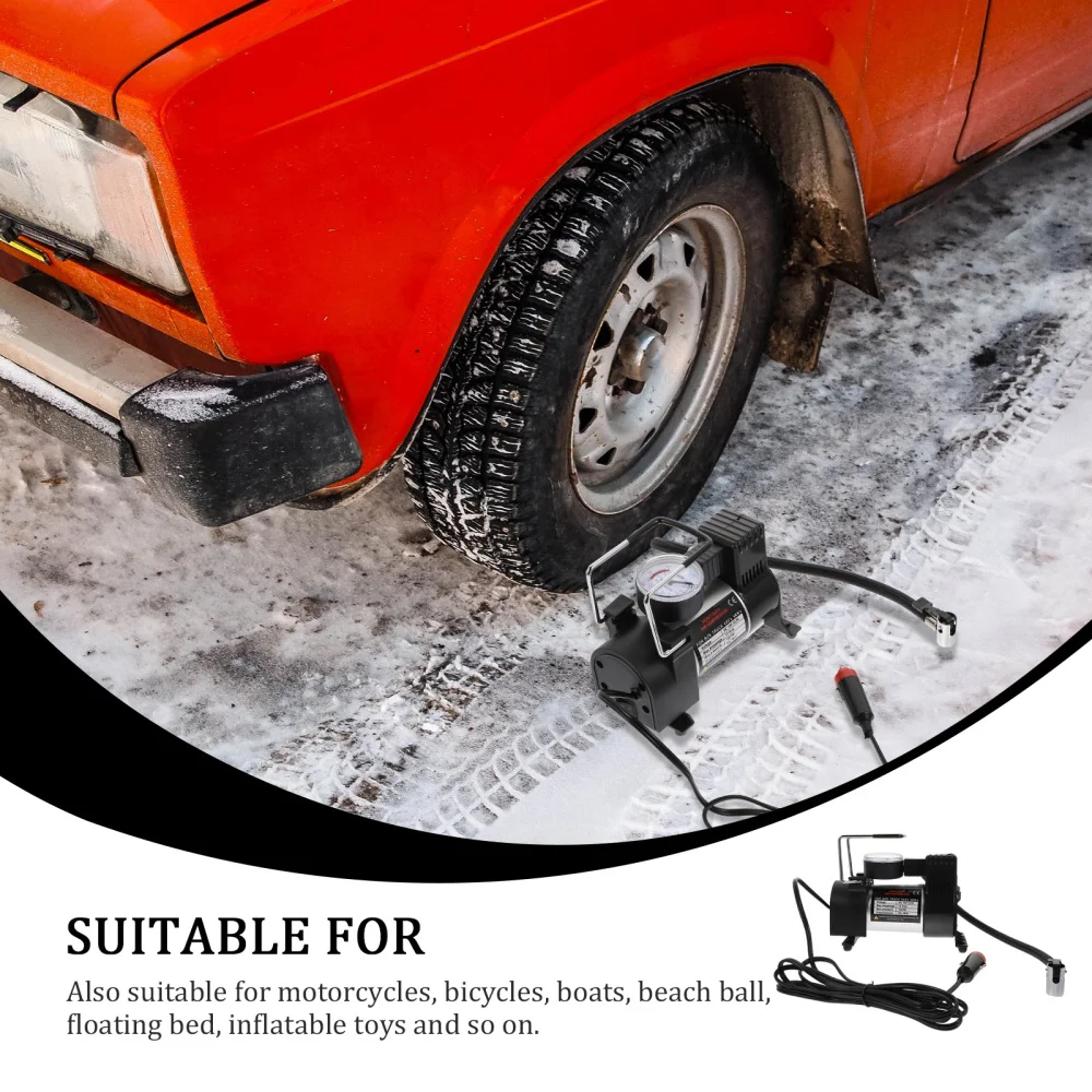 

1 Set 12V 150PSI Vehicle Mounted Pump Tire Inflation Portable Car Air Compressor