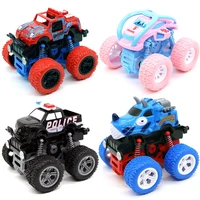 4 wheels monster trucks inertia car toys for kids boys girls