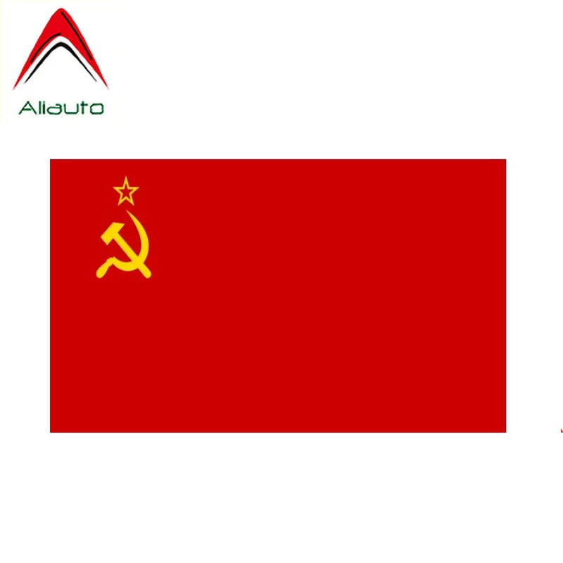 

Забавная Автомобильная наклейка Aliauto с российским флагом, ПВХ, водонепроницаемая, солнцезащитная, с защитой от УФ-лучей, Светоотражающая на...