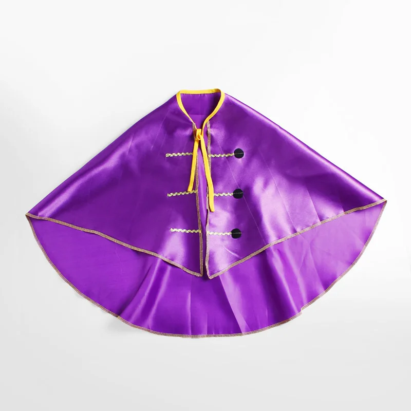 Purple Cloak Пиратский костюм для детей; Детский Пиратский костюм на Хэллоуин для мальчиков; маскарадный костюм на день рождения; плащ; костюм пирата на Рождество - Цвет: Purple Cloak