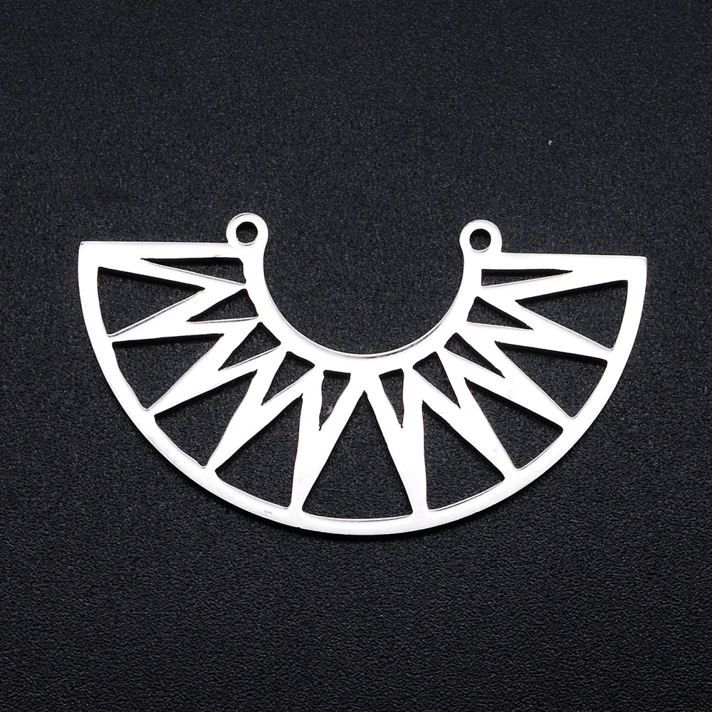 5 шт./лот Подвеска из нержавеющей стали в ретро стиле с коннектором для солнца