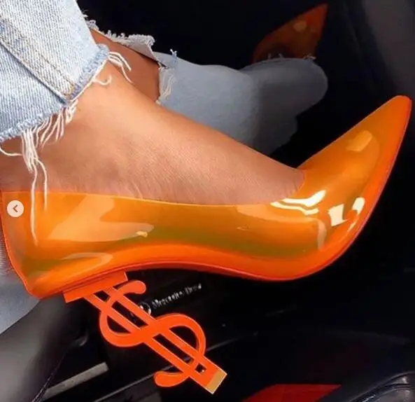 

Transparent PVC High Heel Pointed Toe Clear Ladies Shoes Women Stiletto High Heels Pumps Brand Design Fashion Party Shoes Woman