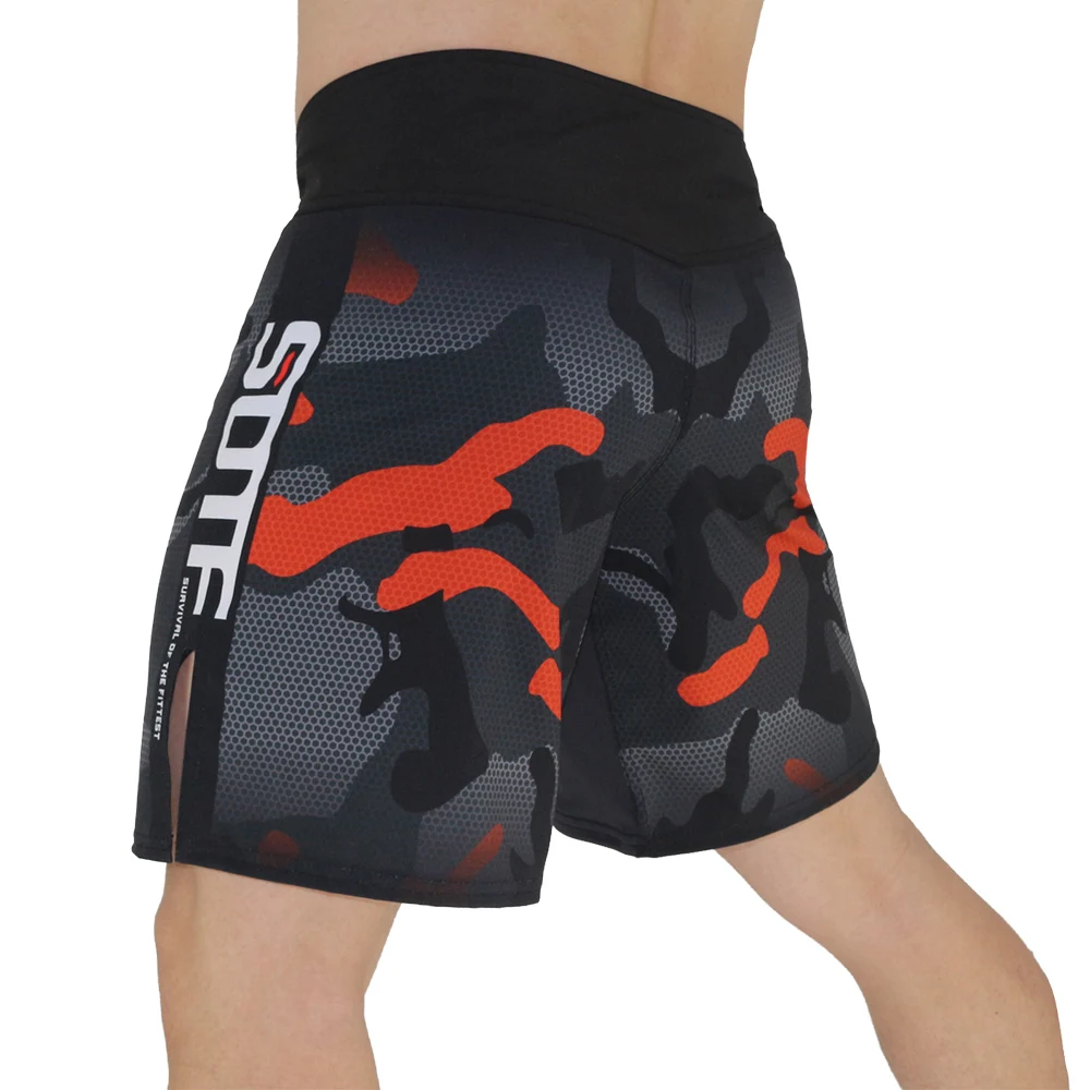SOTF MMA геометрические технологии змеиная голова фитнес дышащие боксерские шорты