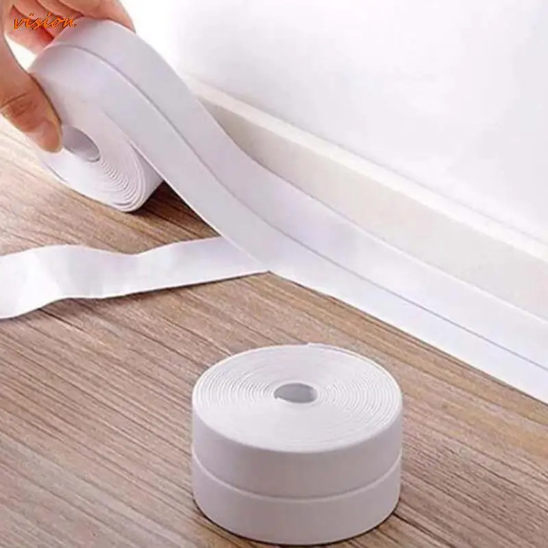 

3.2m/2.2cm Shower Sink Bath Sealing Strip Tape Caulk Strip Self Adhesive Waterproof Wall Sticker Sink Edge Tape