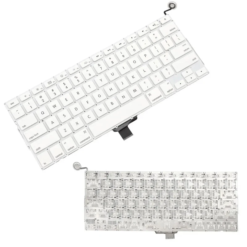New for MacBook 13&quot A1342 Keyboard US English White Late 2009 Mid 2010 Year MC207 MC516 EMC 2350 | Компьютеры и офис