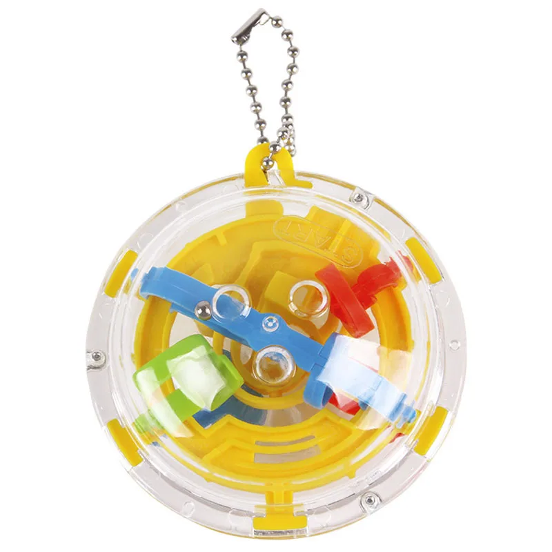 Мини лабиринт настольные игры мяч движущийся 3D головоломка для детей взрослых IQ