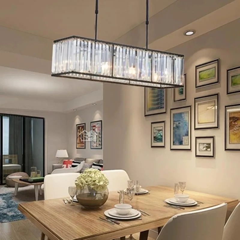 3 светильник американский Винтаж в ретро стиле с украшением виде кристаллов