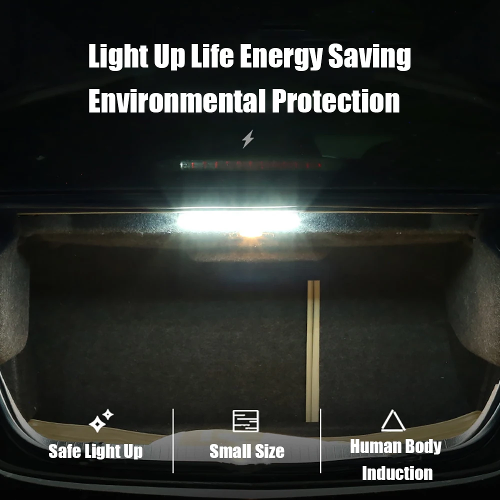 CARCTR багажник автомобиля светильник индукции человеческого тела чтение задний ing