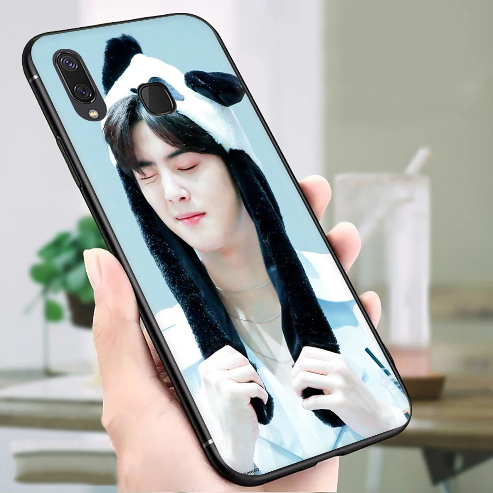 Мягкий силиконовый чехол cha eunwoo в Корейском стиле для телефона Samsung Galaxy A3 A5 A6 plus A7 A8