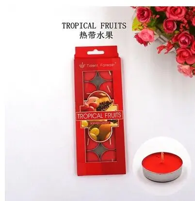 10 шт./компл. Романтический ароматерапия Декоративные Свечи tealight непригорающий бездымный противень масло свечи для дома вечерние свадебные украшения - Цвет: I