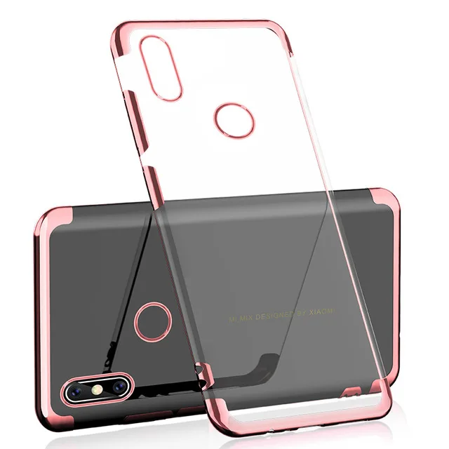 Прозрачный чехол с лазерным покрытием мягкий для XIAOMI Mi A3 A1 A2 9 10 Lite 8 SE Note Note10 из ТПУ