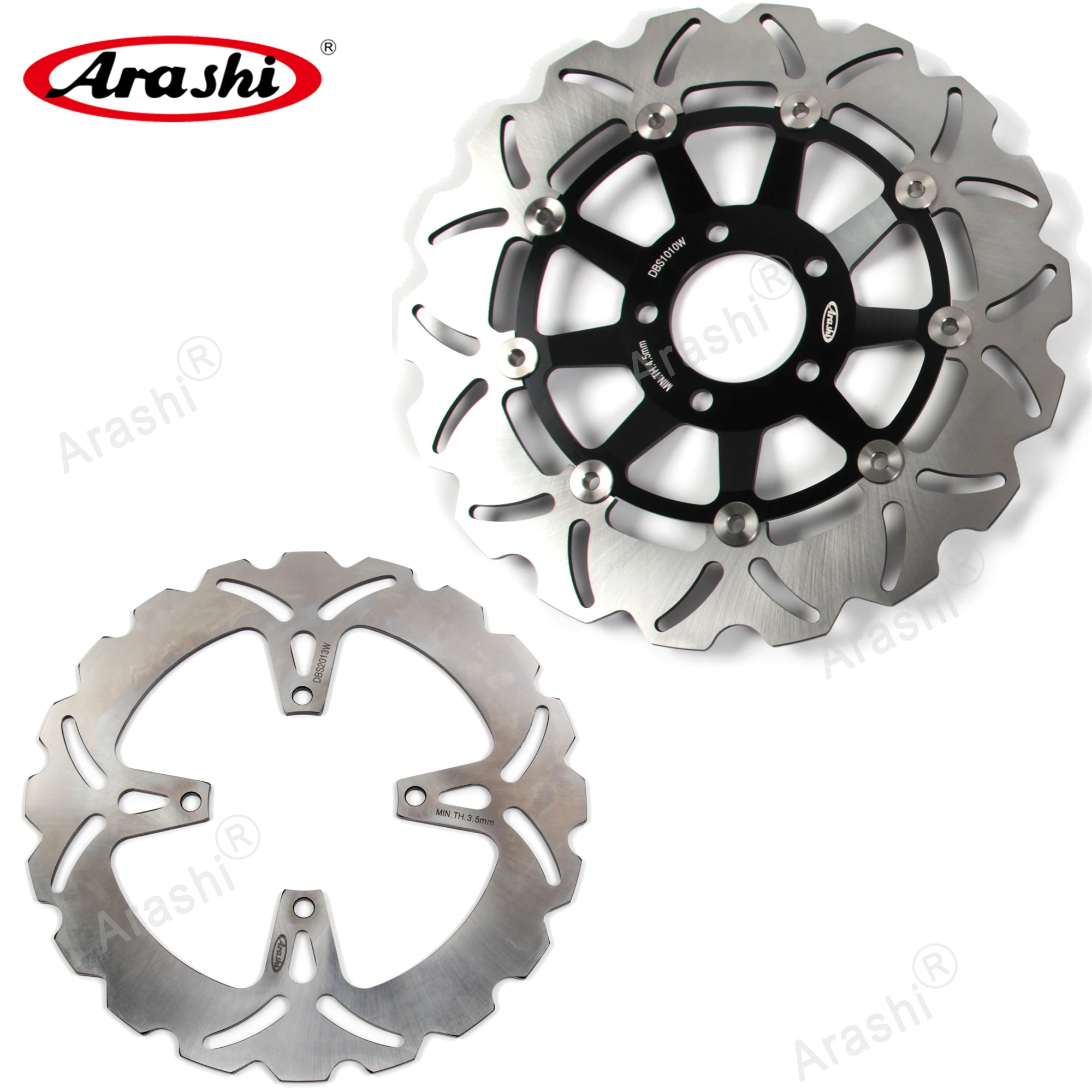 

Arashi 1 Set 310 / 250 mm For SUZUKI GS F 500 2004-2007 CNC Front Rear Brake Disc Rotors GS500F GSF500 2004 2005 2006 2007