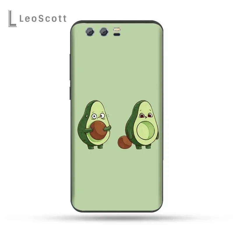 

Cartoon Cute Avocado Phone Case For Huawei Honor view 7a5.45inch 7c5.7inch 8x 8a 8c 9 9x 10 20 10i 20i lite pro
