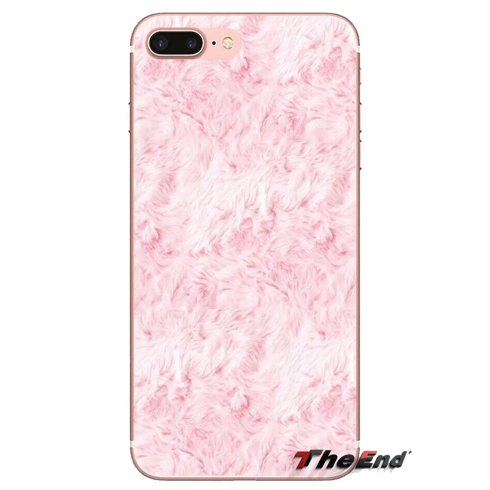 Phone Shell Cover Fluffy fur pink Print Sweet For Huawei G7 G8 P7 P8 P9 Lite Honor 4C 5X 5C 6X Mate 7 8 9 Y3 Y5 Y6 II 2 Pro 2017 |