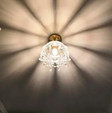 Японская ретро люстра из Латунного стекла простая современная прикроватная на