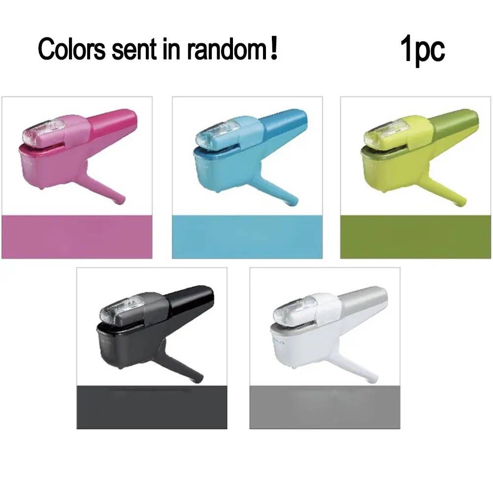 Creative Hot Mini Stapler Safe Staple Free Stapler Office Paper binding Stapleless Stapler Without Staple Office Student