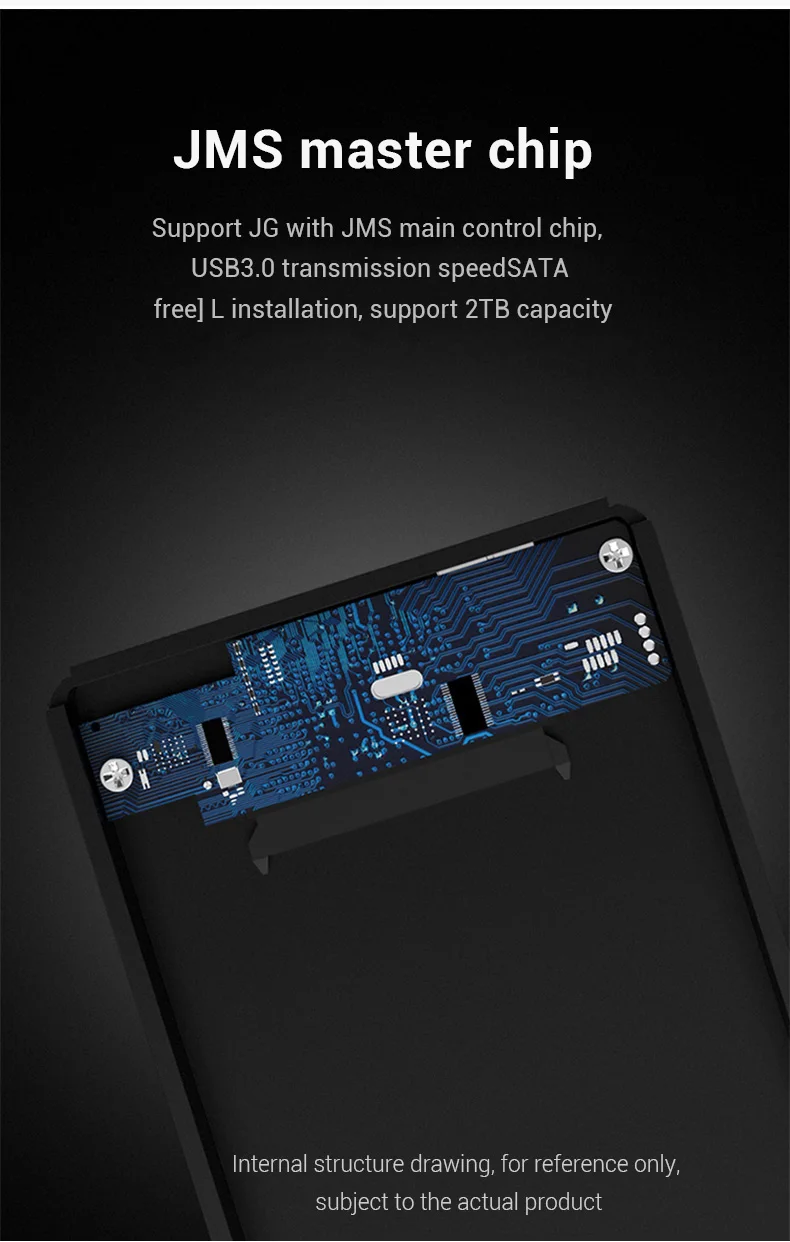 Blueendless 2,5 'внешний корпус HDD корпус пластиковый Sata USB HD Caddy внешний жесткий диск корпус USB жесткий диск коробка ноутбук