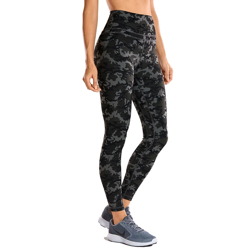 Camo Multi22 CRZ Йога женские Леггинсы для йоги Naked Feeling I с высокой талией облегающие для тренировок брюки-25 дюймов - Цвет: Camo Multi22
