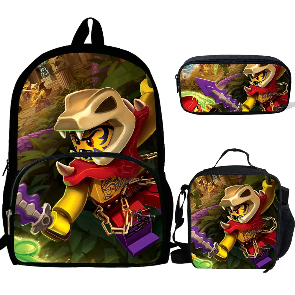 BULEFLYER мультфильм Ninjago школьные сумки 3 шт./компл. для мальчиков подростков