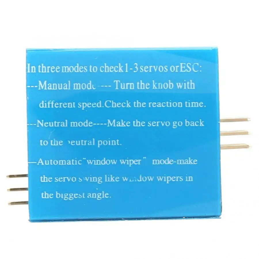 3 канала мульти сервотестер RC двигатель ESC Тестирование с трехступенчатым