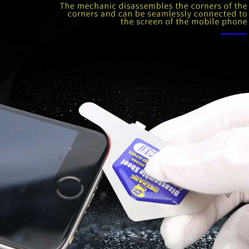 MECHANIC 3D Stainless Steel Card disassembling LCD screen disassemble sheet Opening tools for Mobile Phone Disassemble Repair |