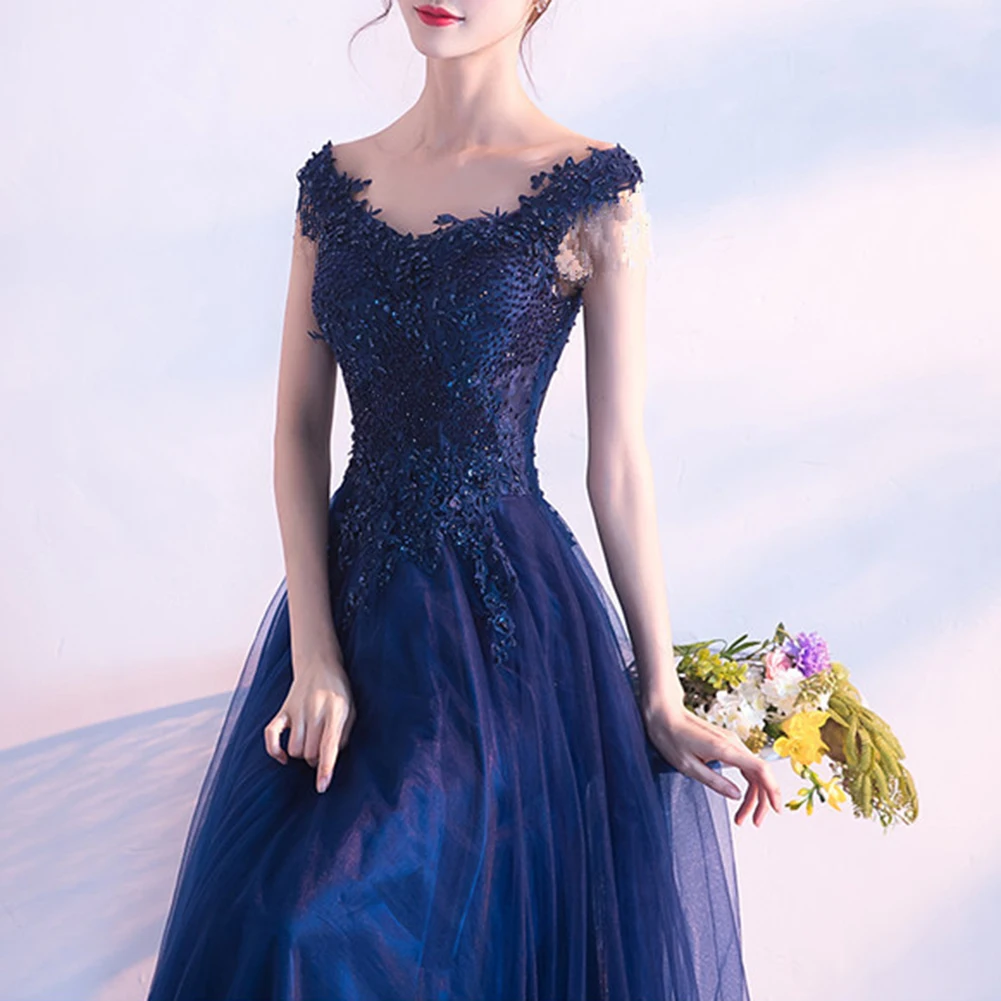 2020 женское платье макси Сетчатое прозрачное пэтчворк официальное свадебное для