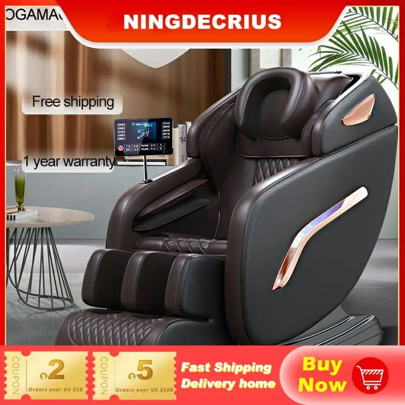 ?? Ogamacrius新デザイン格安マッサージチェア指圧フルボディ4dゼロ重力3d足頭頸部待機バック低価格