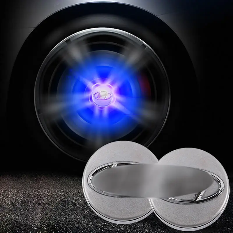 For HYUNDA*I VERNA ELANTRA 54MM Magnetic Suspension LED Floating Car Wheel Emblem Waterproof Blue Light Hub Center Cap Cover | Автомобили