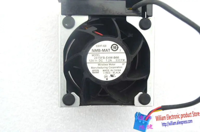 

Оригинальный Для DELL R520 1KVPX 5FX8X компьютерный серверный шкаф вентилятор 2415FB-E4W-B66 DC12V 1.2A 53CFM
