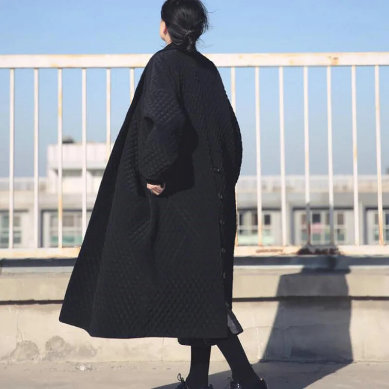 Парка женская оверсайз новинка осенне зимнее Свободное длинное хлопковое пальто