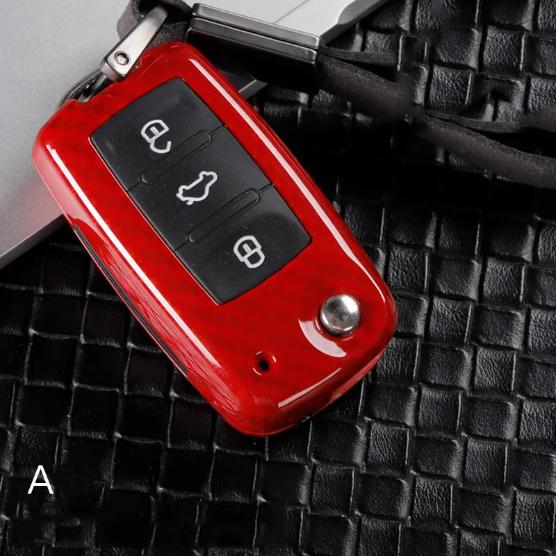 

Car Key Case Cover for VW Volkswagen Golf 4 5 6 Bora Jetta POLO Superb Octavia Fabia SEAT Ibiza Leon Passat B5 B6 Skoda