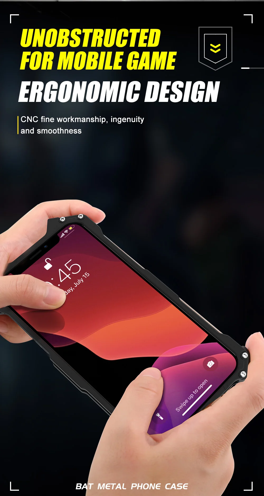 Металлические чехлы для телефонов серии «летучая мышь» для Apple iphone 11, чехол для iphone 11 pro max, Алюминиевый металлический корпус, теплоотвод+ ремни