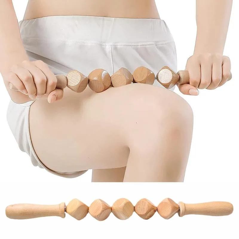 

Wooden Body Massage Tool Foot Reflexology Acupuncture Thai Massage Roller Therapy Meridians Scrap Lymphatic Health Care New Hot