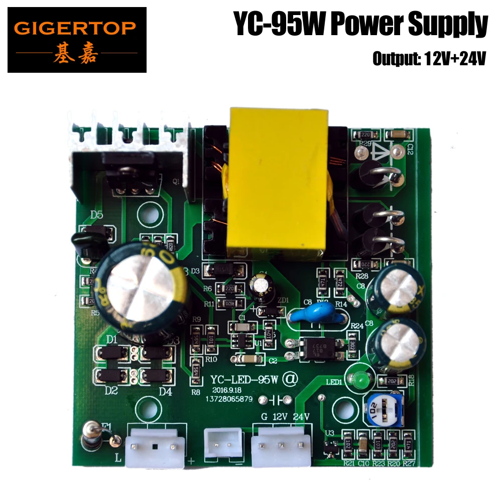 Светодиодный мини-прожектор TIPTOP YC-LED-95W 7x10 Вт 4 в 1 24 В + 12 | Лампы и освещение