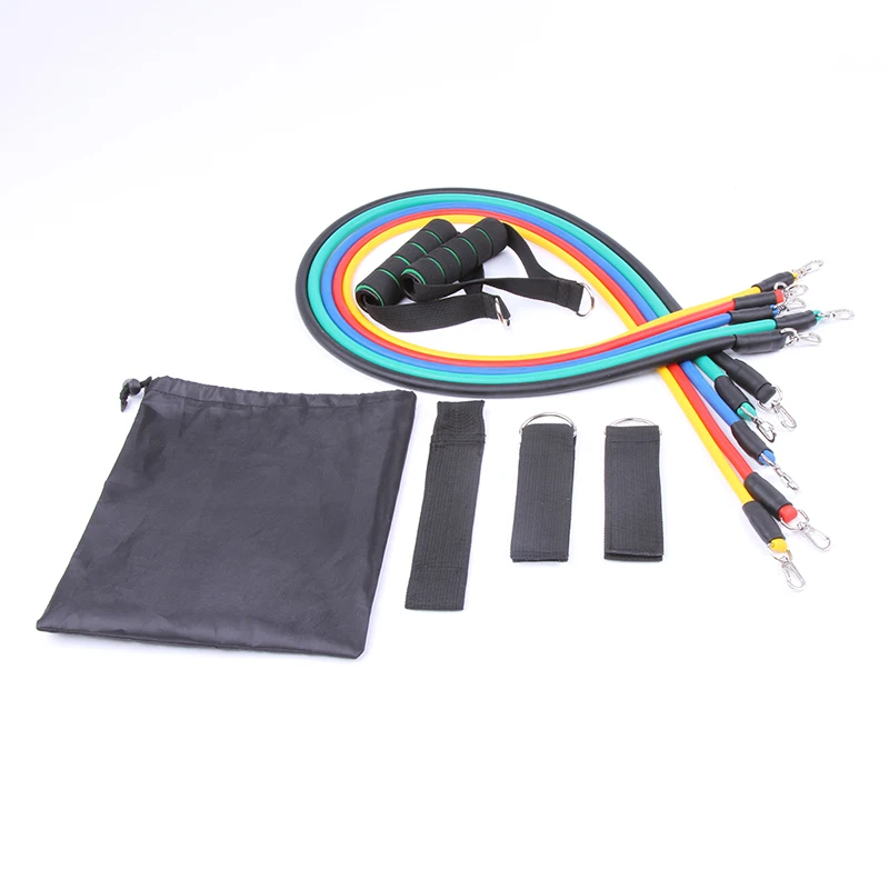 

11 Pcs Resistance Bands Crossfit Training Exercise Yoga Tubes Pull Rope Gym Rubber Expander Strength Training sport Equipment