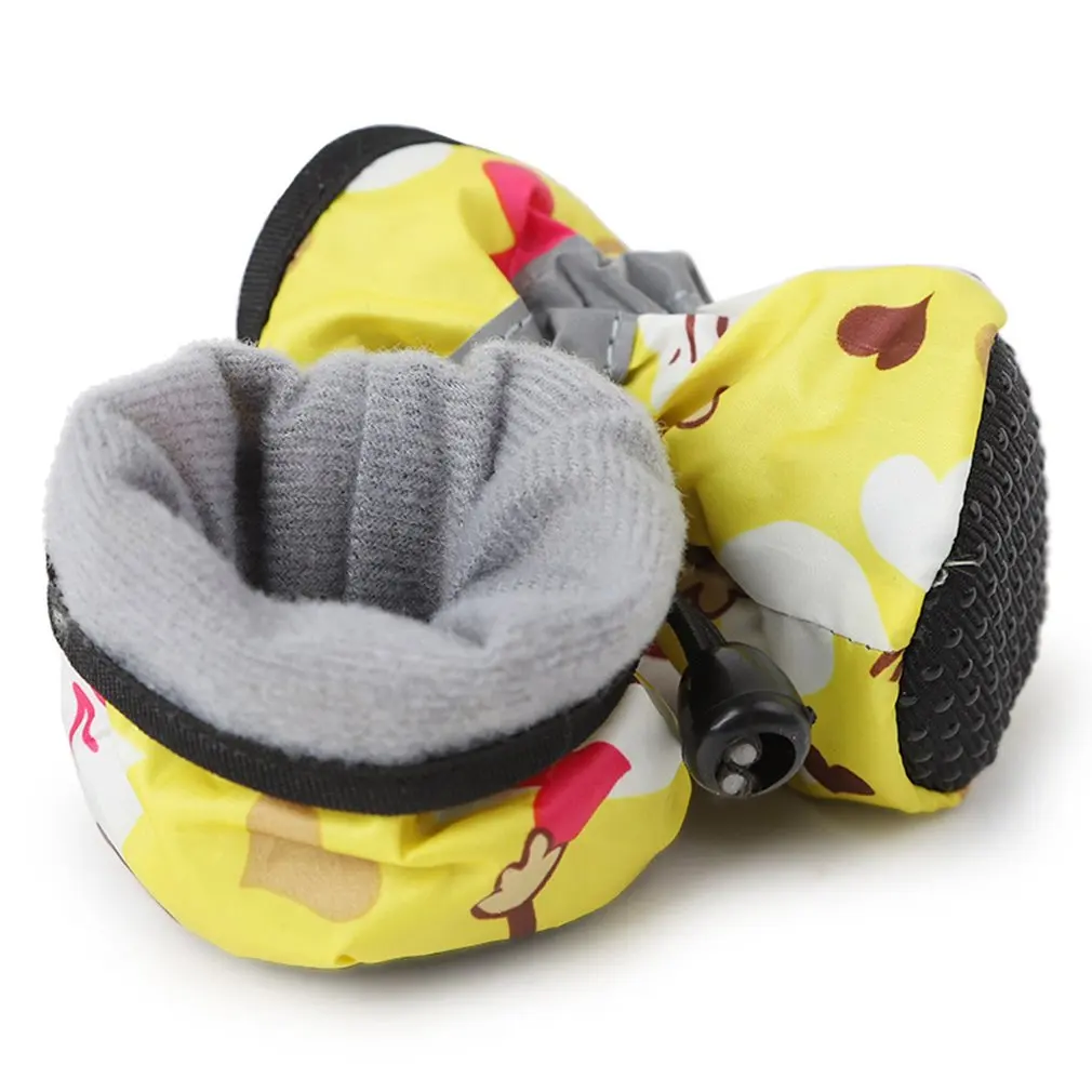 Hot Non-slip rainy day with dog shoes wear waterproof candy colored pet | Дом и сад