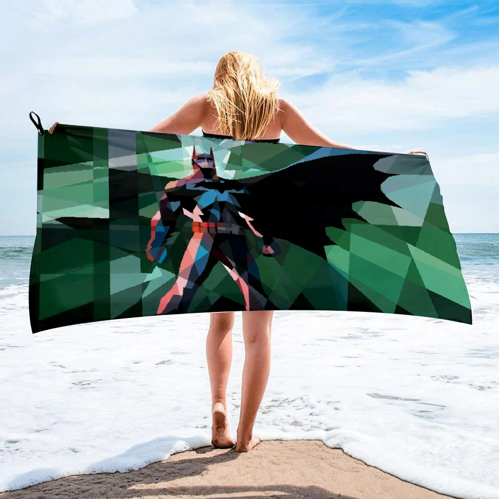 Полотенце банное из микрофибры с принтом супергероев | Спорт и развлечения