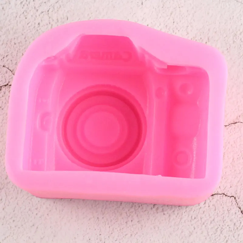 3D Camera Silicone Mold Soap Resin Clay Candle Molds Fondant Cake Decorating Tools DIY Baking Candy Chocolate Gumpaste Moulds | Дом и сад